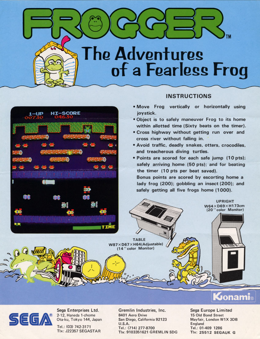 frogger video game